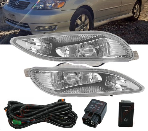 Pair bumper lamp clear - clear, fog