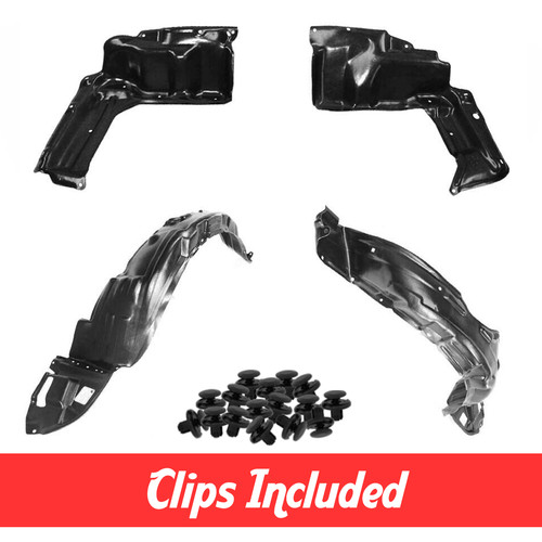 Front fender liner under - liner, &
