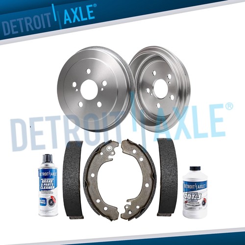 Rear brake drums - drums, shoes