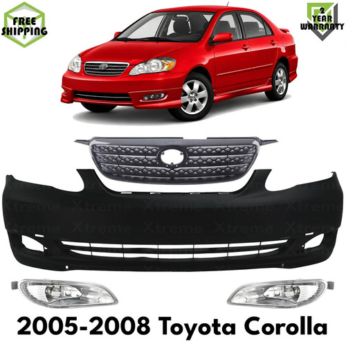 Front bumper cover primed - front,